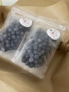 冷凍オーガニックブルーベリーの画像