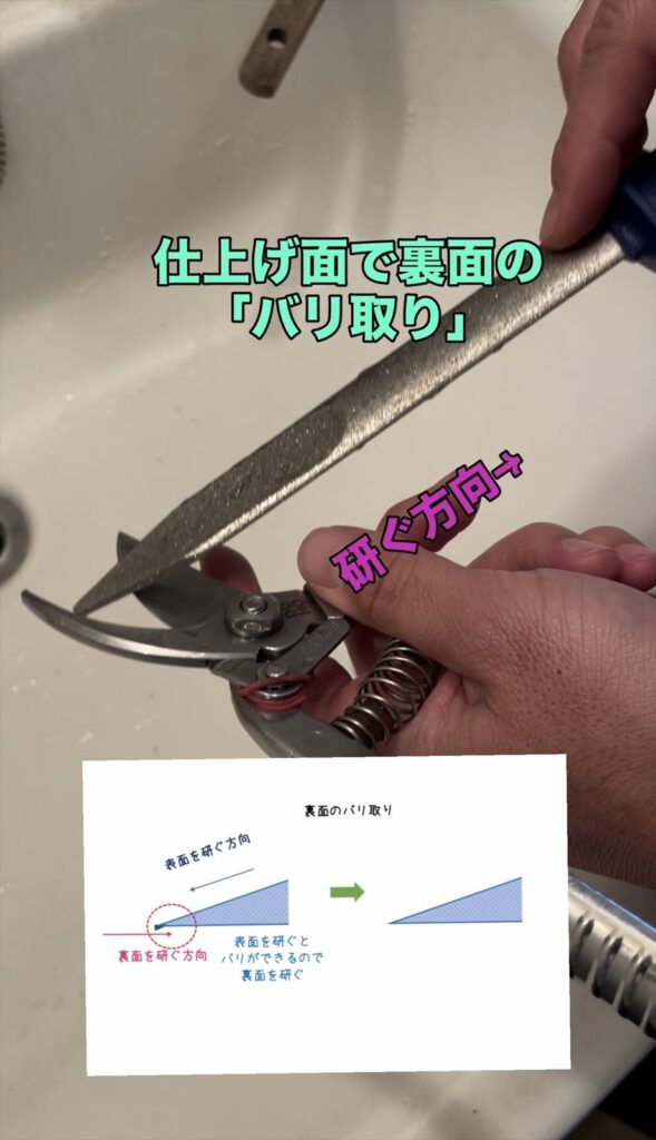 刃裏を研ぐ画像