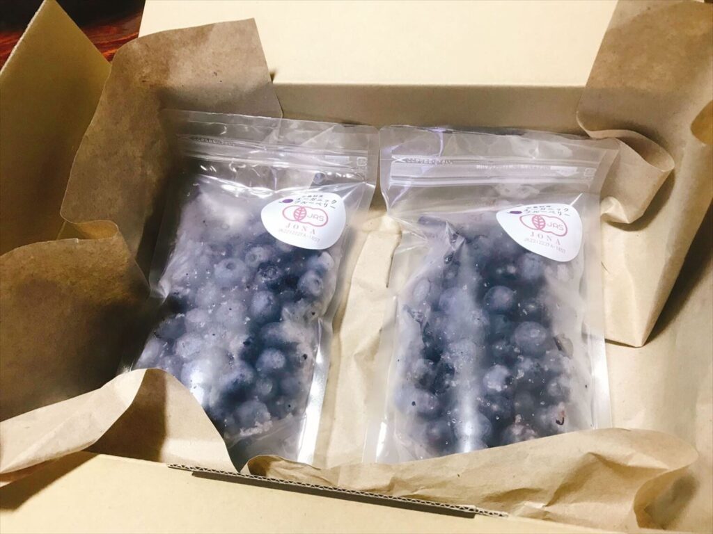 冷凍ブルーベリーの画像